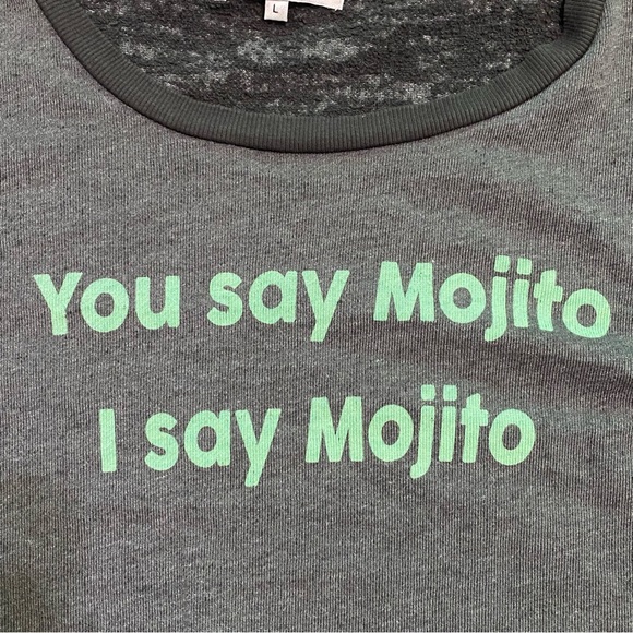 Wildfox Large Cropped Mojito Sweatshirt - Picture 5 of 9